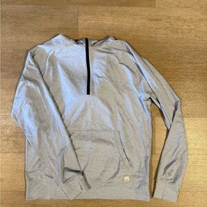 Vuori Light Gray Men's Hoodie